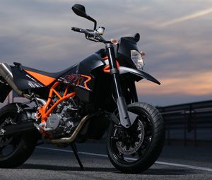 Preview wallpaper ktm 950 supermoto r, ktm 950 sm, motorcycle