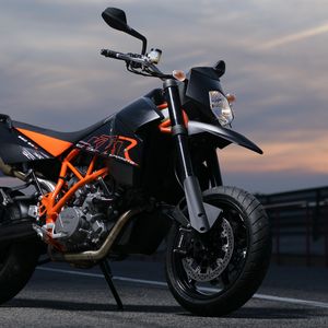 Preview wallpaper ktm 950 supermoto r, ktm 950 sm, motorcycle