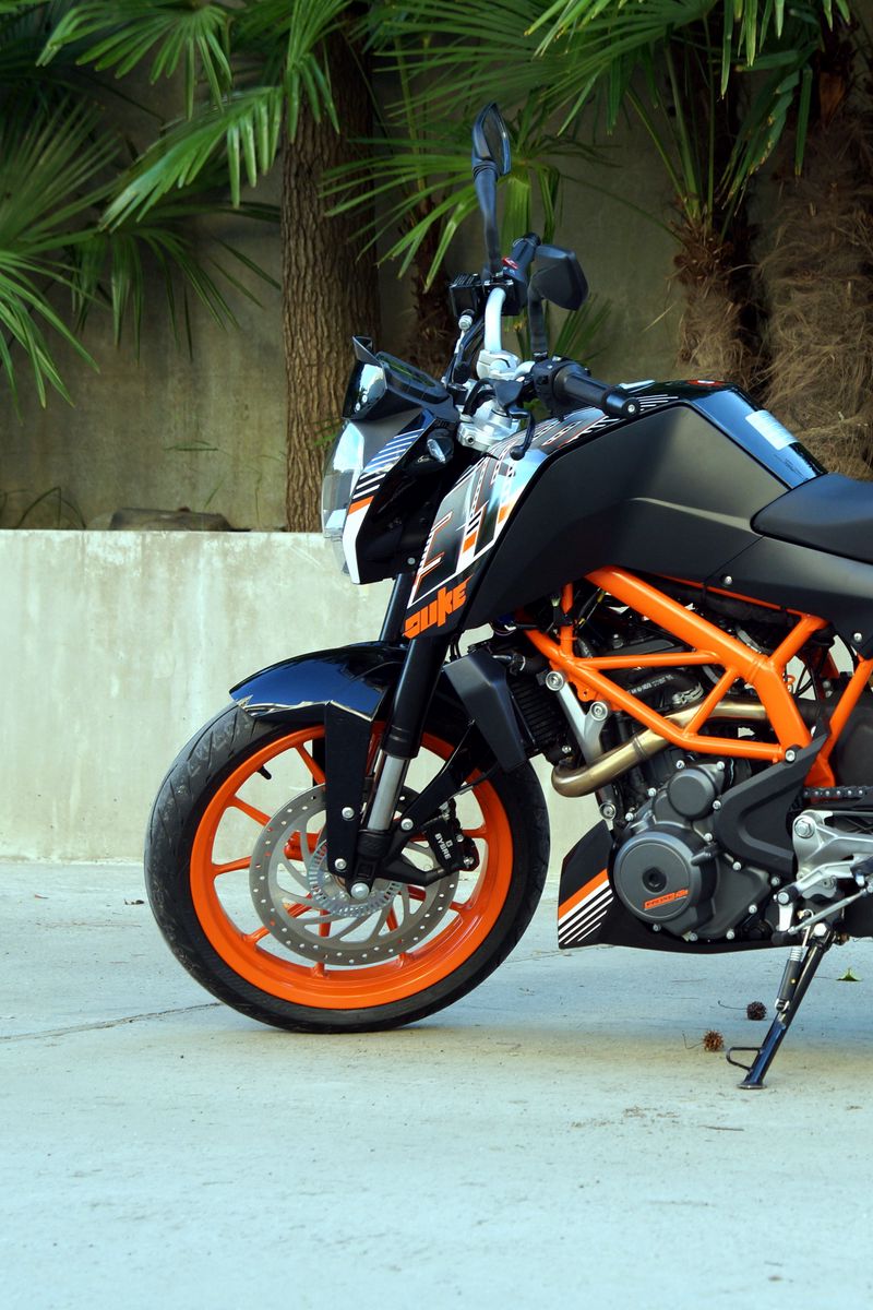 800x1200 Wallpaper ktm, motorcycle, bike, black, orange, moto
