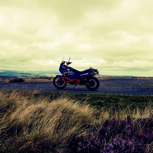 Preview wallpaper ktm, motorcycle, bike, blue