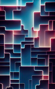 Preview wallpaper labyrinth, glow, abstraction, bright, light