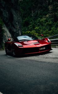 Preview wallpaper laferrari, ferrari f70, sports car, movement