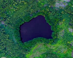 Preview wallpaper lagoon, island, aerial view, sea, coast