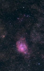 Preview wallpaper lagoon nebula, nebula, stars, space