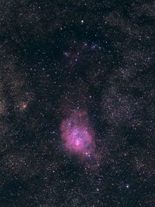 Preview wallpaper lagoon nebula, nebula, stars, space