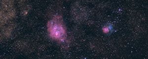 Preview wallpaper lagoon nebula, nebula, stars, space