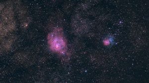 Preview wallpaper lagoon nebula, nebula, stars, space