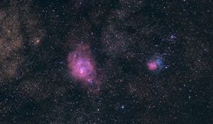 Preview wallpaper lagoon nebula, nebula, stars, space