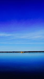 Preview wallpaper lake, coast, horizon, water, sky
