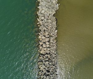 Preview wallpaper lake, dam, water, aerial view