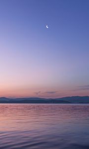 Preview wallpaper lake, dawn, horizon, ural, russia