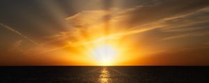 Preview wallpaper lake, dawn, horizon, sunrise