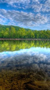 Preview wallpaper lake, forest, landscape