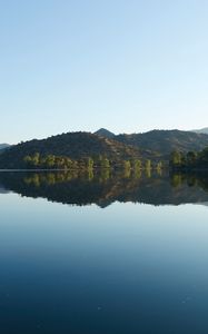 Preview wallpaper lake, forest, reflection, sky, nature