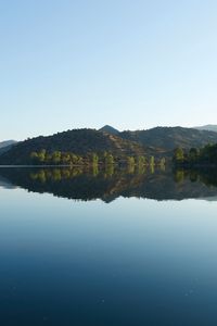 Preview wallpaper lake, forest, reflection, sky, nature
