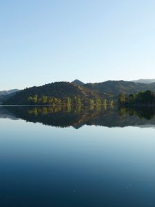 Preview wallpaper lake, forest, reflection, sky, nature