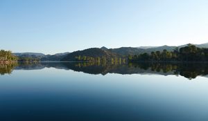 Preview wallpaper lake, forest, reflection, sky, nature