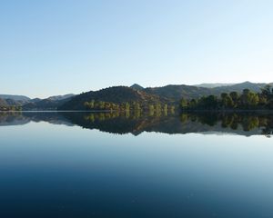 Preview wallpaper lake, forest, reflection, sky, nature