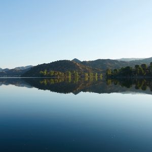 Preview wallpaper lake, forest, reflection, sky, nature