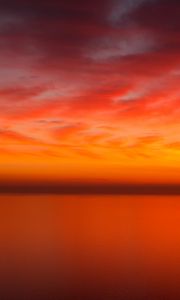 Preview wallpaper lake, horizon, sky, evening