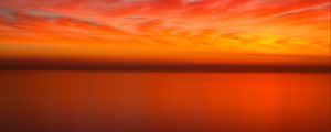 Preview wallpaper lake, horizon, sky, evening