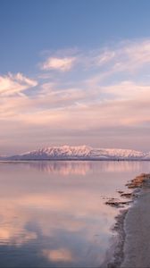 Preview wallpaper lake, landscape, mountains, reflection