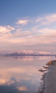 Preview wallpaper lake, landscape, mountains, reflection
