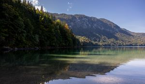Preview wallpaper lake, landscape, nature, trees