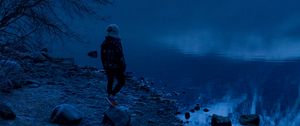 Preview wallpaper lake, loneliness, solitude, mountains, alaska