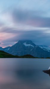 Preview wallpaper lake, mountain, landscape, nature, silence