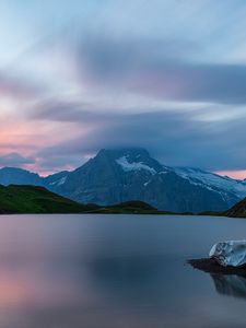 Preview wallpaper lake, mountain, landscape, nature, silence