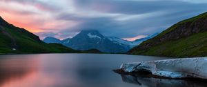 Preview wallpaper lake, mountain, landscape, nature, silence