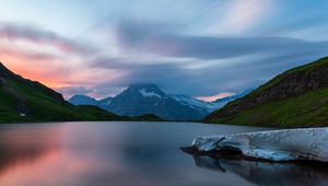 Preview wallpaper lake, mountain, landscape, nature, silence