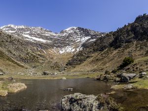 Preview wallpaper lake, mountain, nature