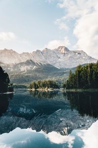 Preview wallpaper lake, mountain, reflection, landscape