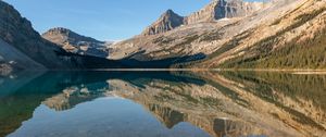 Preview wallpaper lake, mountain, water, reflection, landscape, nature