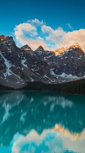 Preview wallpaper lake, mountains, forest, reflection, landscape