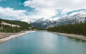 Preview wallpaper lake, mountains, landscape