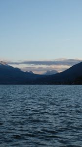 Preview wallpaper lake, mountains, landscape, nature