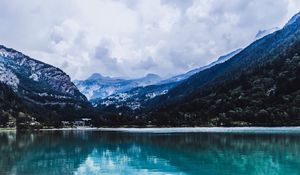 Preview wallpaper lake, mountains, reflection