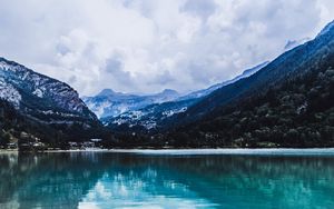 Preview wallpaper lake, mountains, reflection