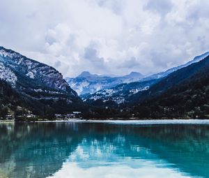 Preview wallpaper lake, mountains, reflection