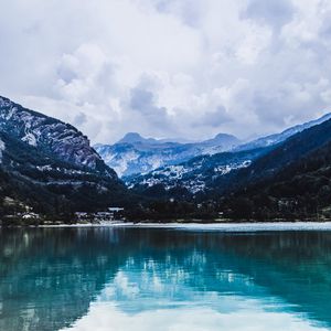 Preview wallpaper lake, mountains, reflection