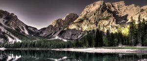 Preview wallpaper lake, mountains, reflection, hdr