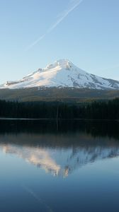 Preview wallpaper lake, mountains, reflection, sky