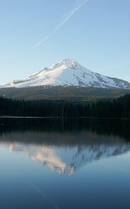 Preview wallpaper lake, mountains, reflection, sky