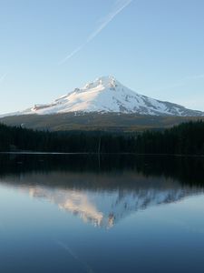 Preview wallpaper lake, mountains, reflection, sky