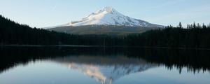 Preview wallpaper lake, mountains, reflection, sky