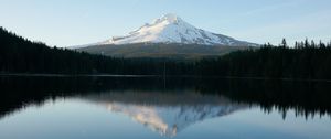 Preview wallpaper lake, mountains, reflection, sky