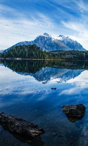Preview wallpaper lake, mountains, reflection, water, landscape
